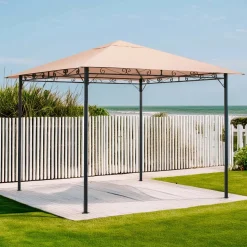 Gazebo in acciaio e poliestere CMI 290x290 cm