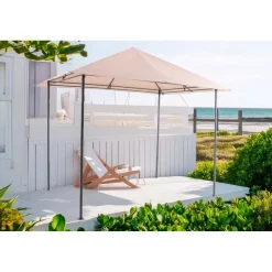 Gazebo in acciaio e poliestere 200x300x260 cm