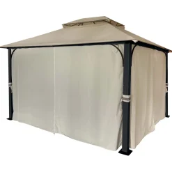 Gazebo in alluminio e poliestere Arcilla 330x400xH280 cm