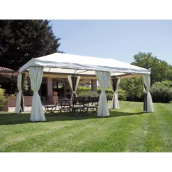 Gazebo in alluminio e poliestere resinato 600x300 cm