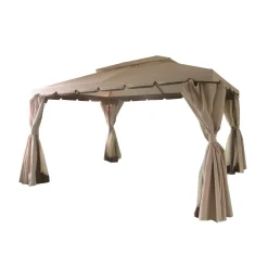 Gazebo in alluminio e poliestere 280x400x300 cm