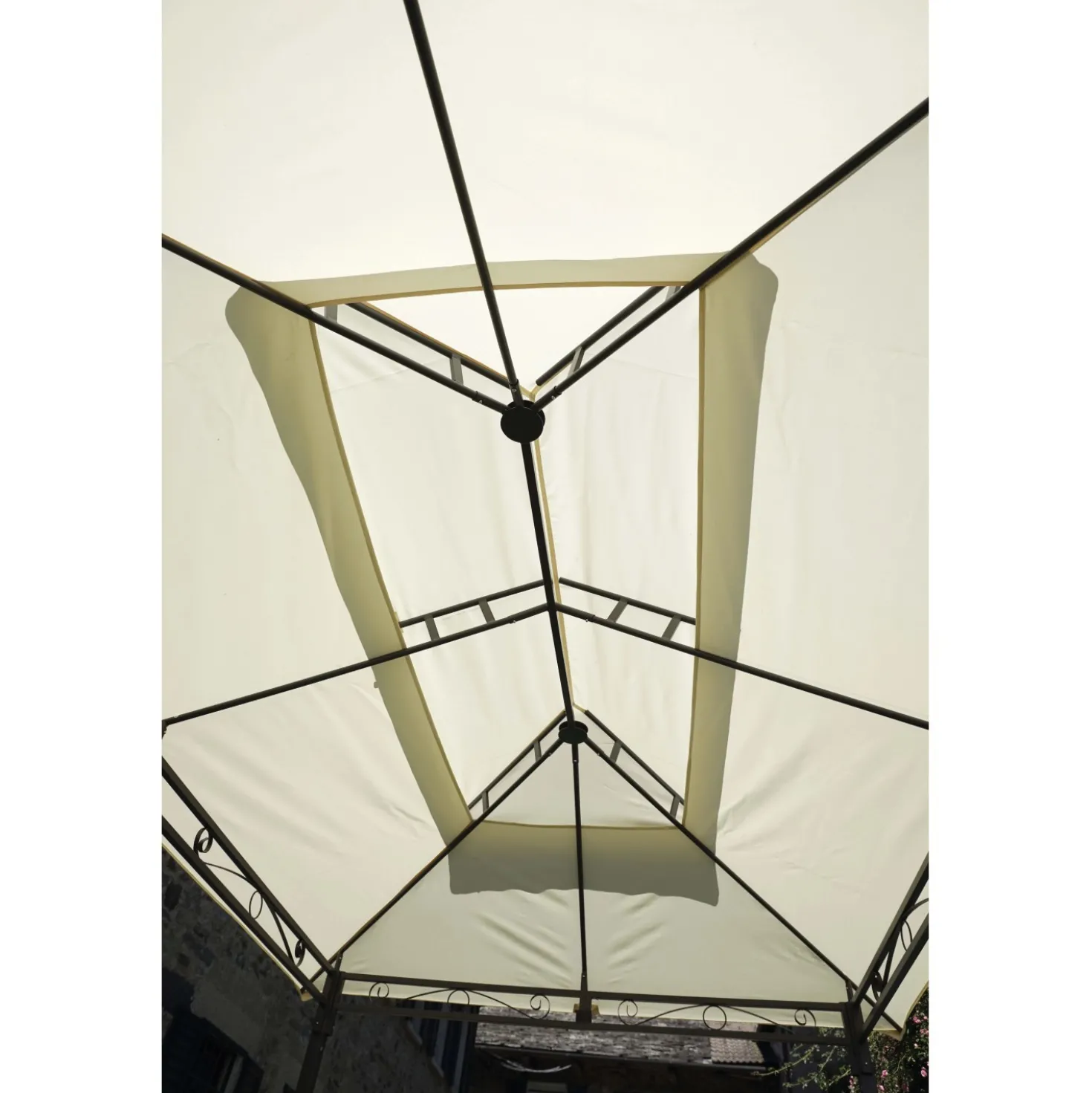Gazebo in ferro e poliestere 300x200 cm