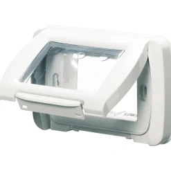 Gewiss placca stagna 3 moduli IP55 bianca