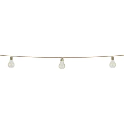 Ghirlanda luminosa Forcone Lampadina LED Bianco caldo 3,8 m
