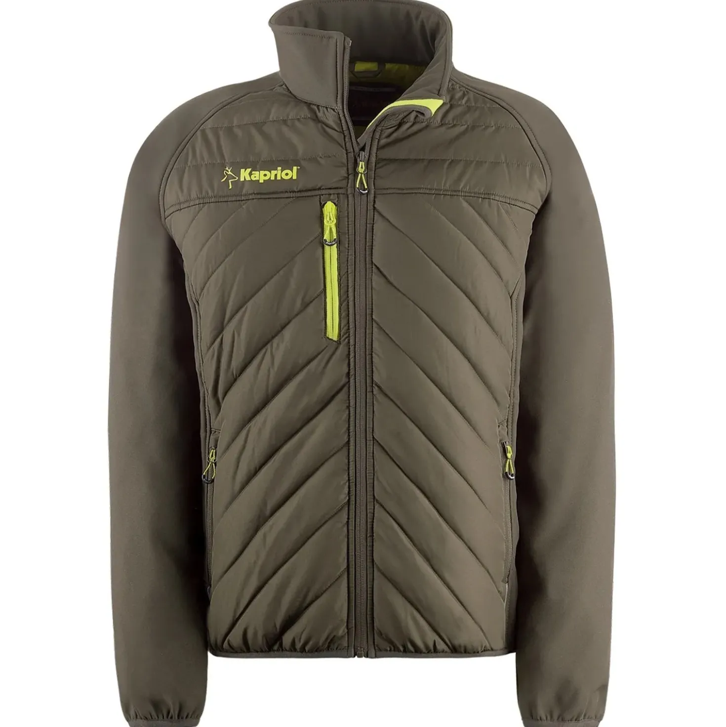 Giacca softshell Slick verde oliva taglia XL