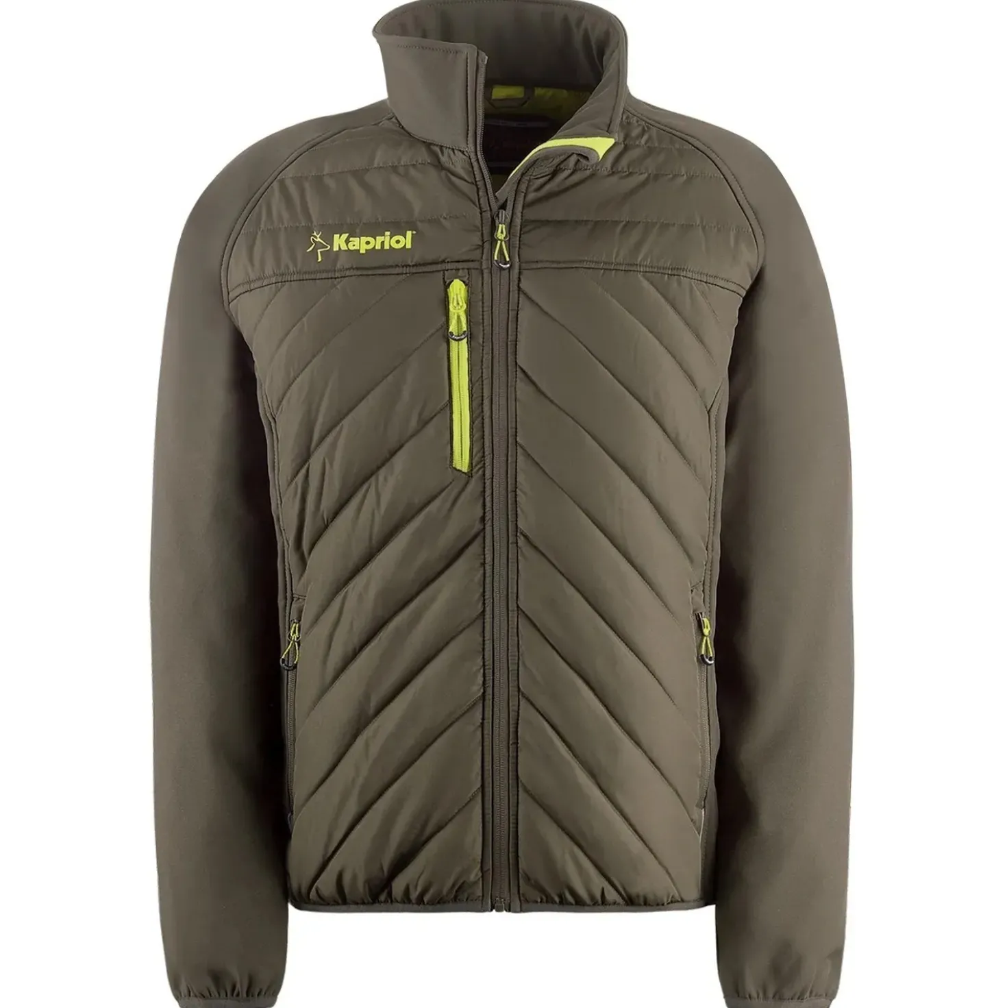 Giacca softshell Slick verde oliva taglia L