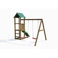 Gioco da giardino Lucas con scivolo e altalene 310x275xh245 cm