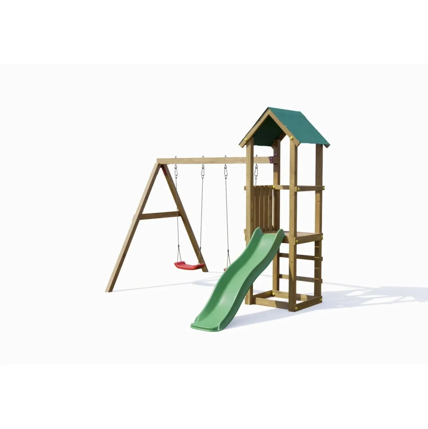 Gioco da giardino Lucas con scivolo e altalene 310x275xh245 cm