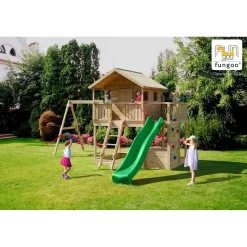 Gioco da giardino Sunshine scivolo e altalene 491 x 593 x h314 cm
