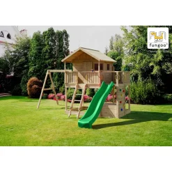 Gioco da giardino Sunshine scivolo e altalene 491 x 593 x h314 cm