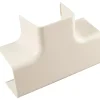 Giunto a T per canale 80 mm x 60 mm avorio 1 pz