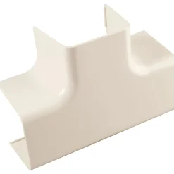 Giunto a T per canale 80 mm x 60 mm avorio 1 pz