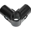Giunto cubic angolare 3 vie nero