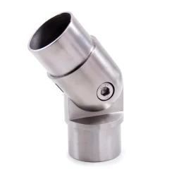 Giunzione snodabile per tubo 42,4 mm satinato