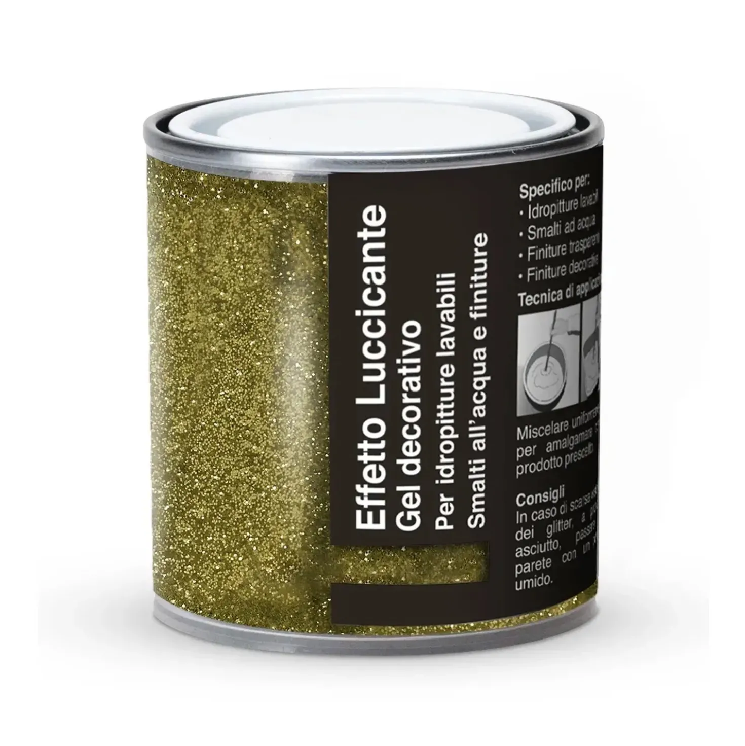 Glitter in gel Oro 250 ml