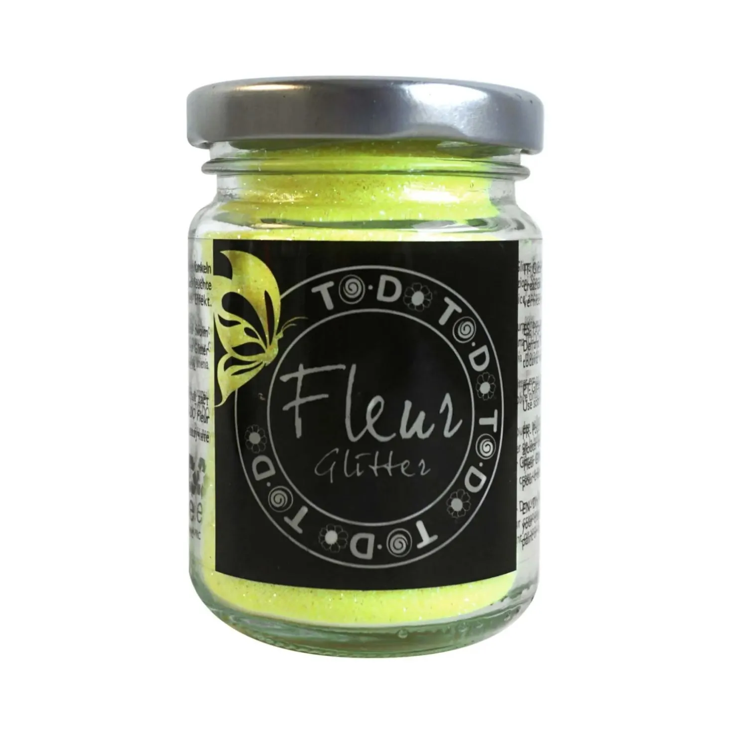 Glitter in polvere Fleur giallo fluo 90 g