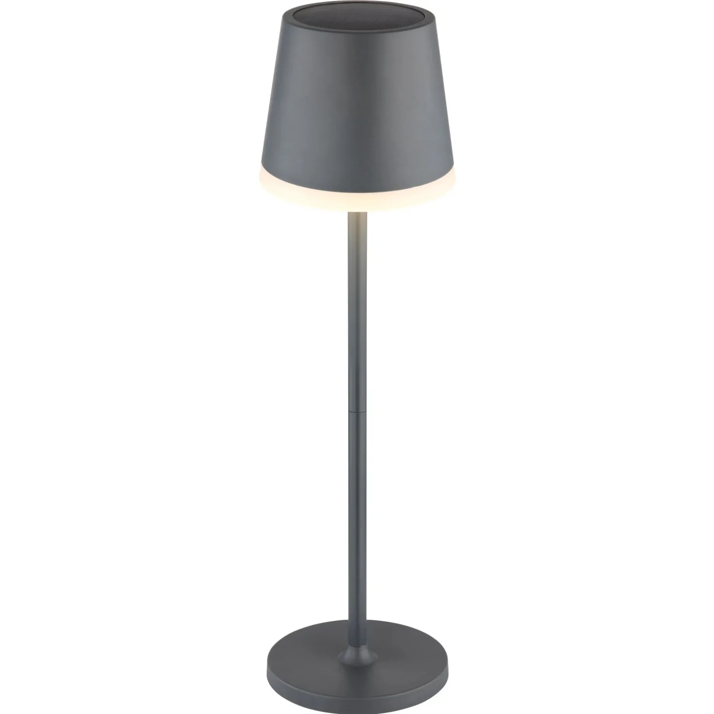 Globo Lampada solare metallo 41 cm Antracite opaco