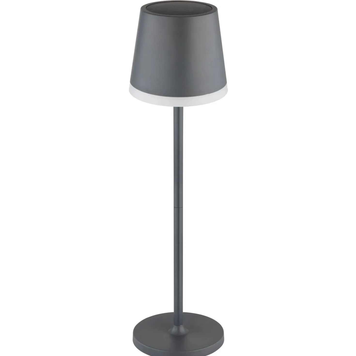 Globo Lampada solare metallo 41 cm Antracite opaco