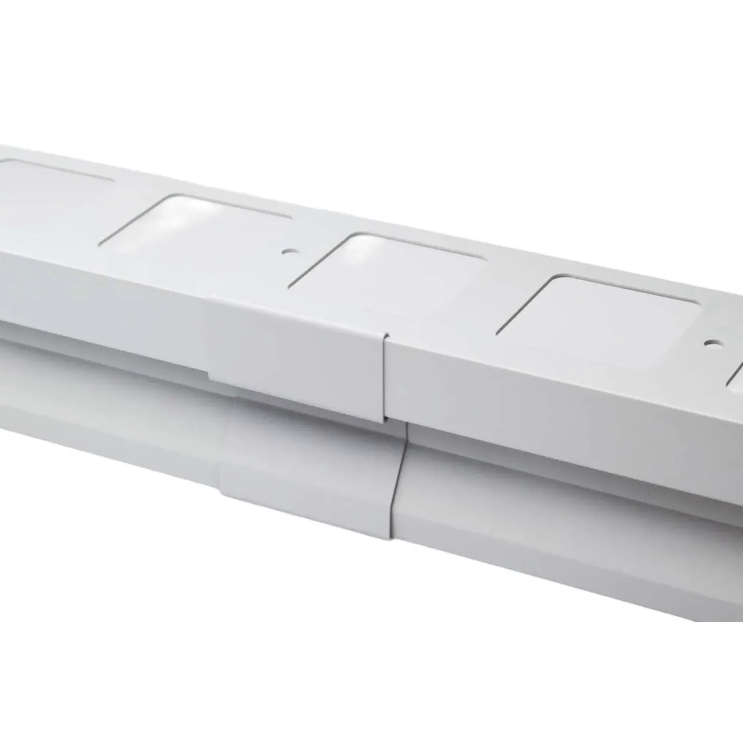 Gocciolatoio balcone alluminio ral 9010 sp 12 mm L 2,70 m