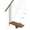 Gradino scala Orion larghezza 65 cm scura