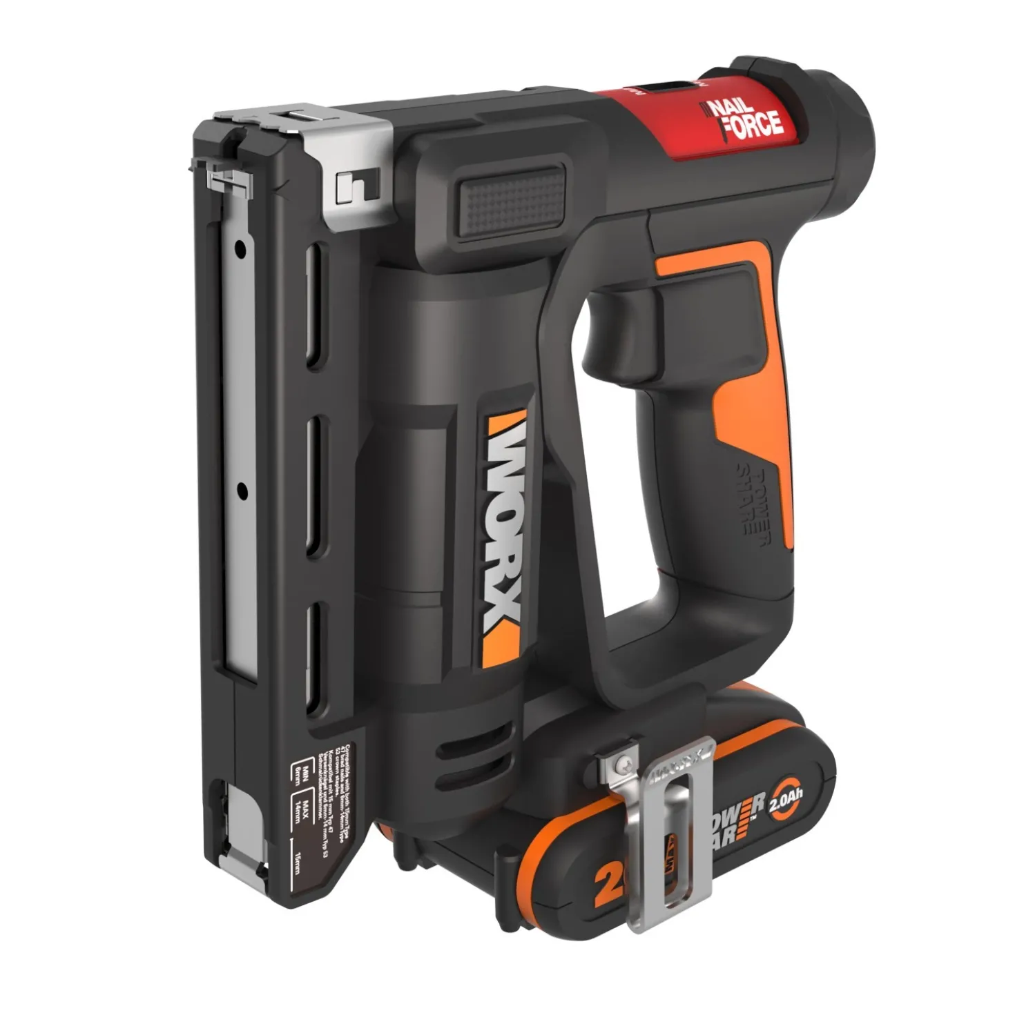 Graffatrice a batteria Worx WX843.9 20V - solo corpo macchina