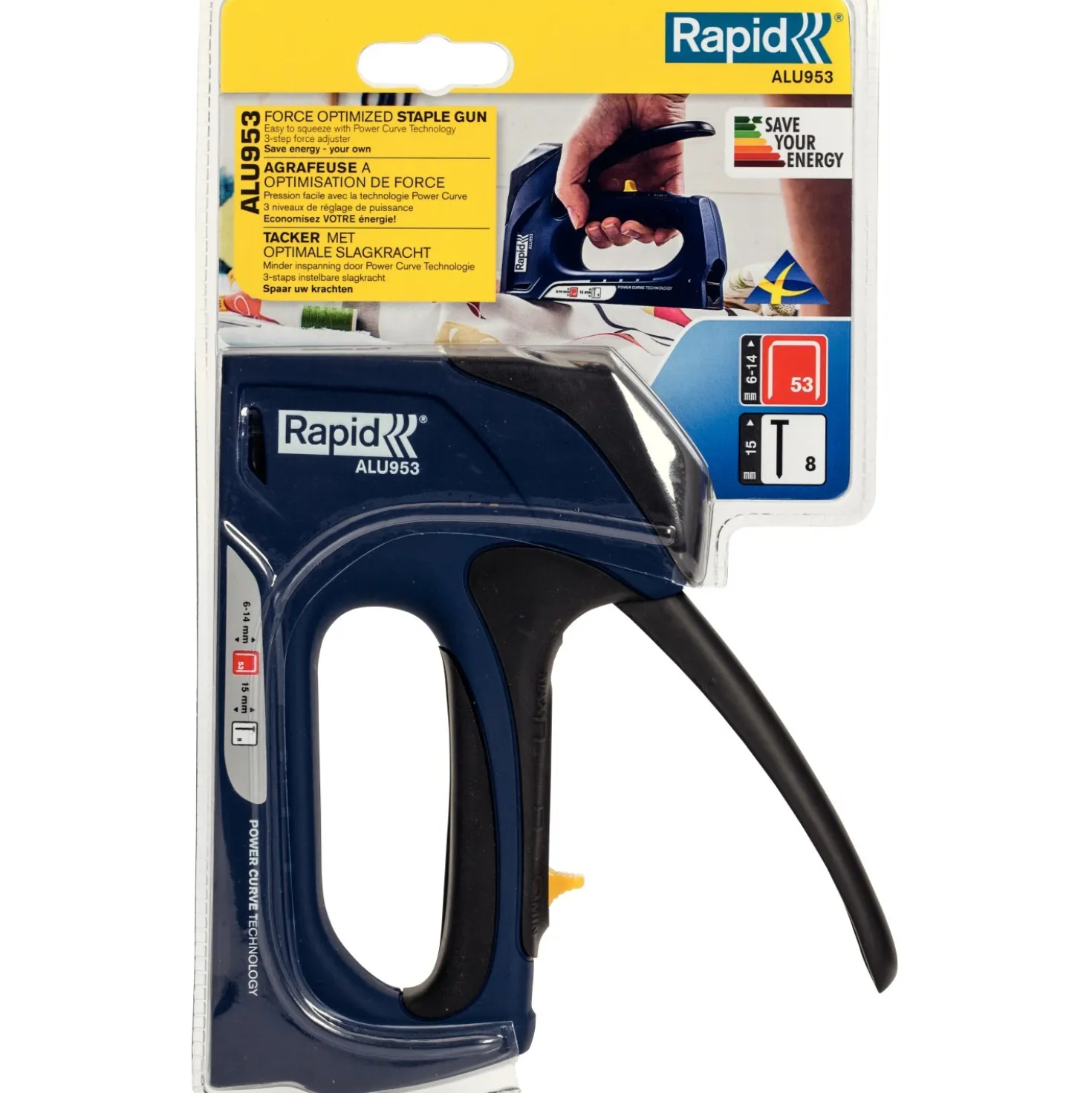 Graffatrice Dual Rapid Alu953 per graffa fine