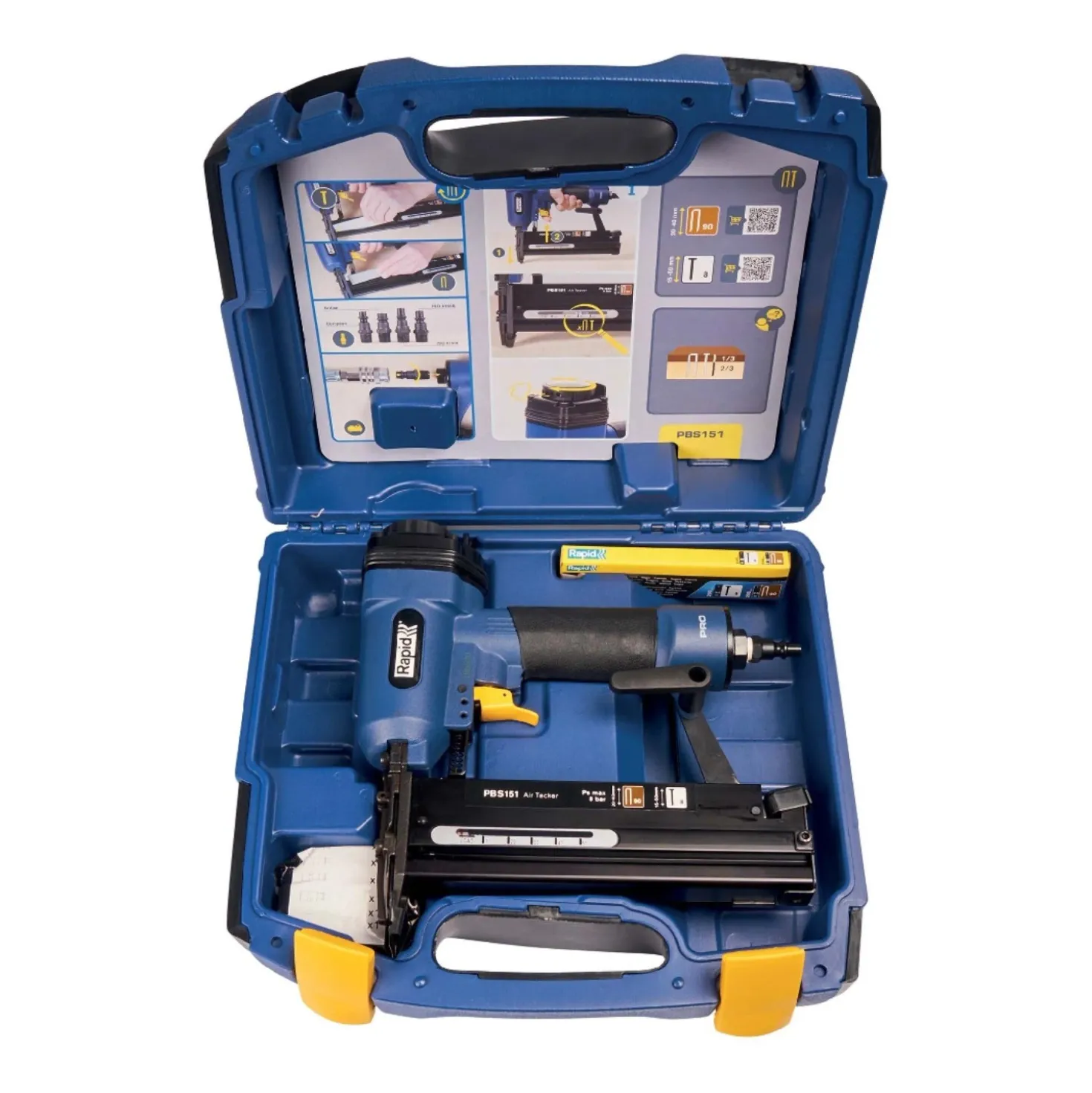 Graffatrice Pneumatica Rapid PRO Airtac PBS151 in Valigetta