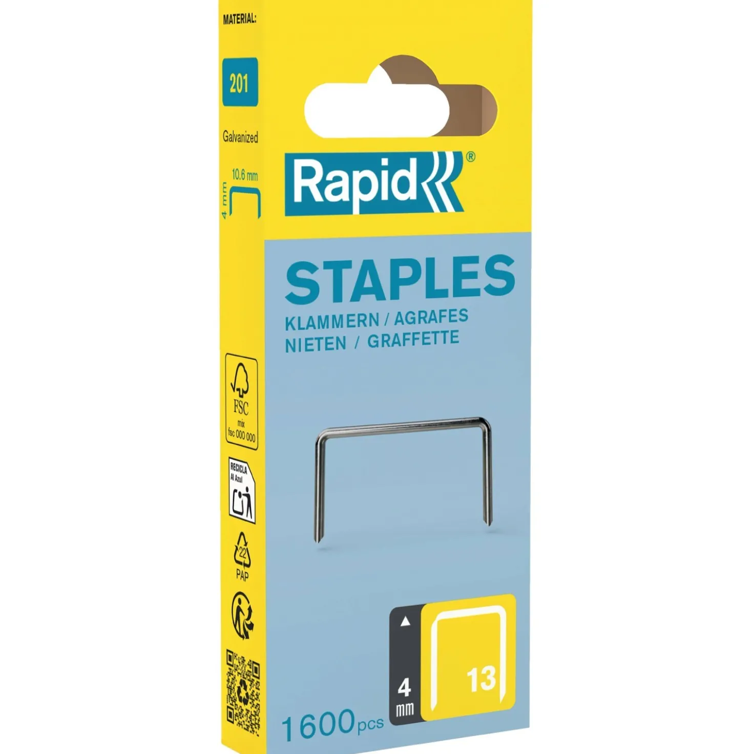Graffe Rapid a filo fine No. 13 da 4 mm