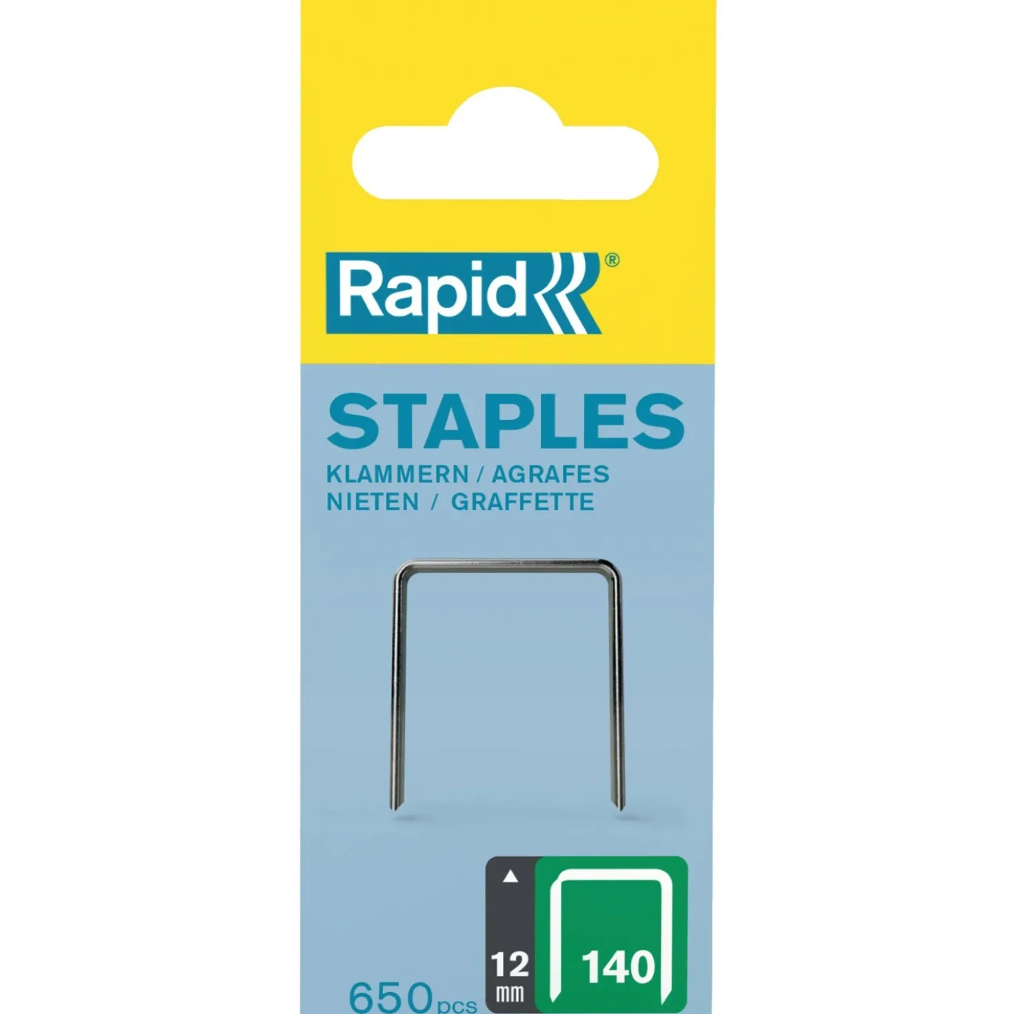 Graffe Rapid a filo piatto No. 140 da 12 mm
