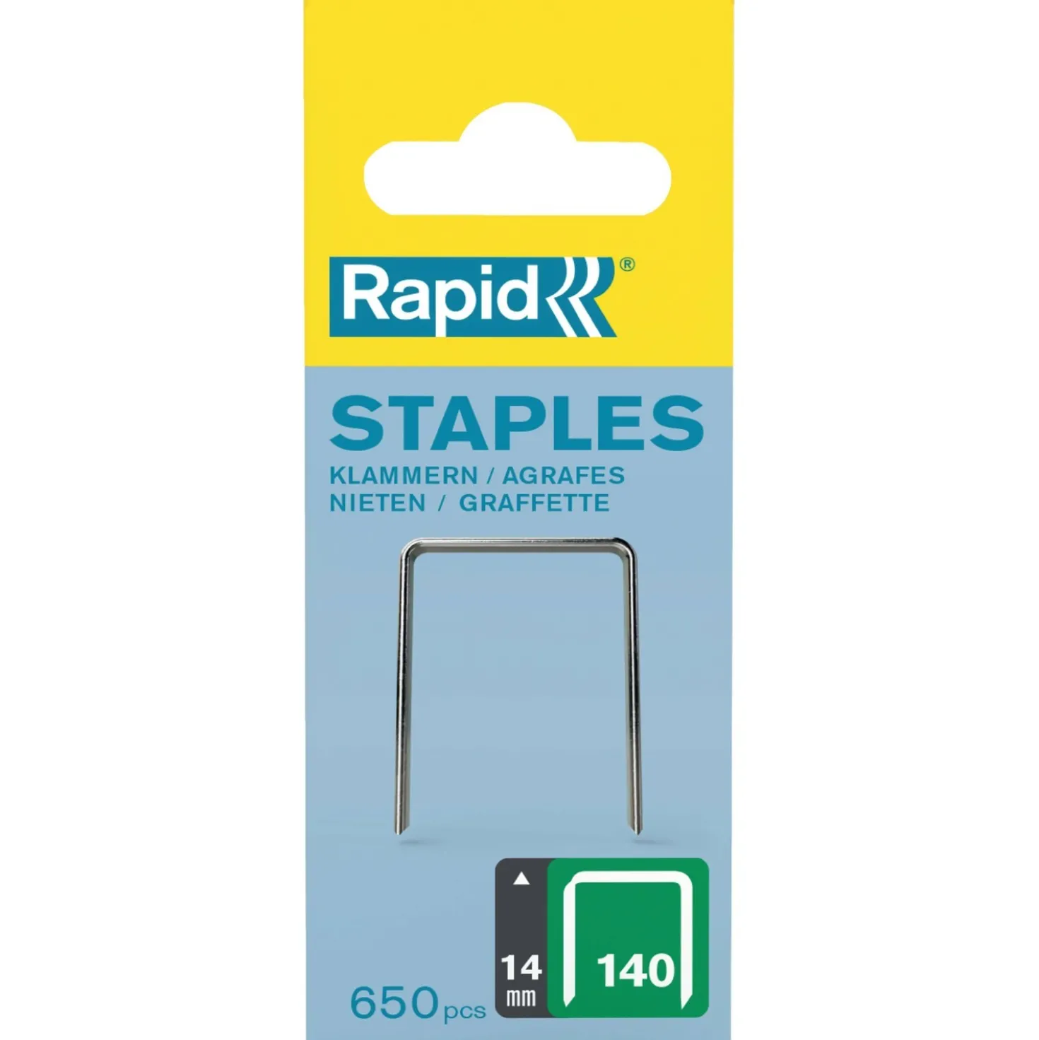Graffe Rapid a filo piatto No. 140 da 14 mm