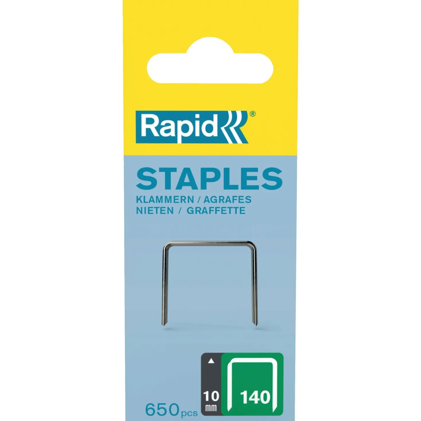 Graffe Rapid a filo piatto No. 140 da 10 mm
