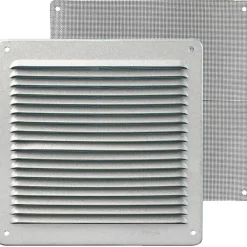 Griglia di aerazione in alluminio zincato 228 mm x 228 mm