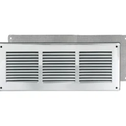 Griglia di aerazione in inox 340 mm x 140 mm