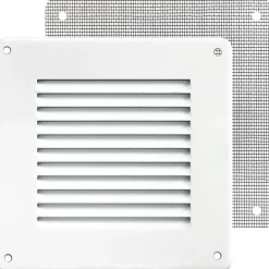 Griglia di aerazione in lamiera 140 mm x 140 mm