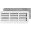 Griglia di aerazione in lamiera 340 mm x 140 mm