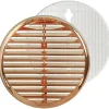 Griglia di aerazione tonda ramata Ø 125 - 160 mm