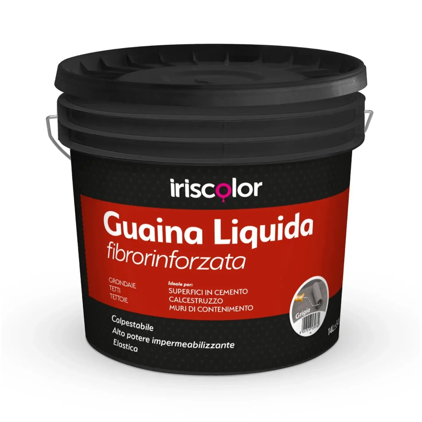 Guaina liquida Iris Color 14 l grigio