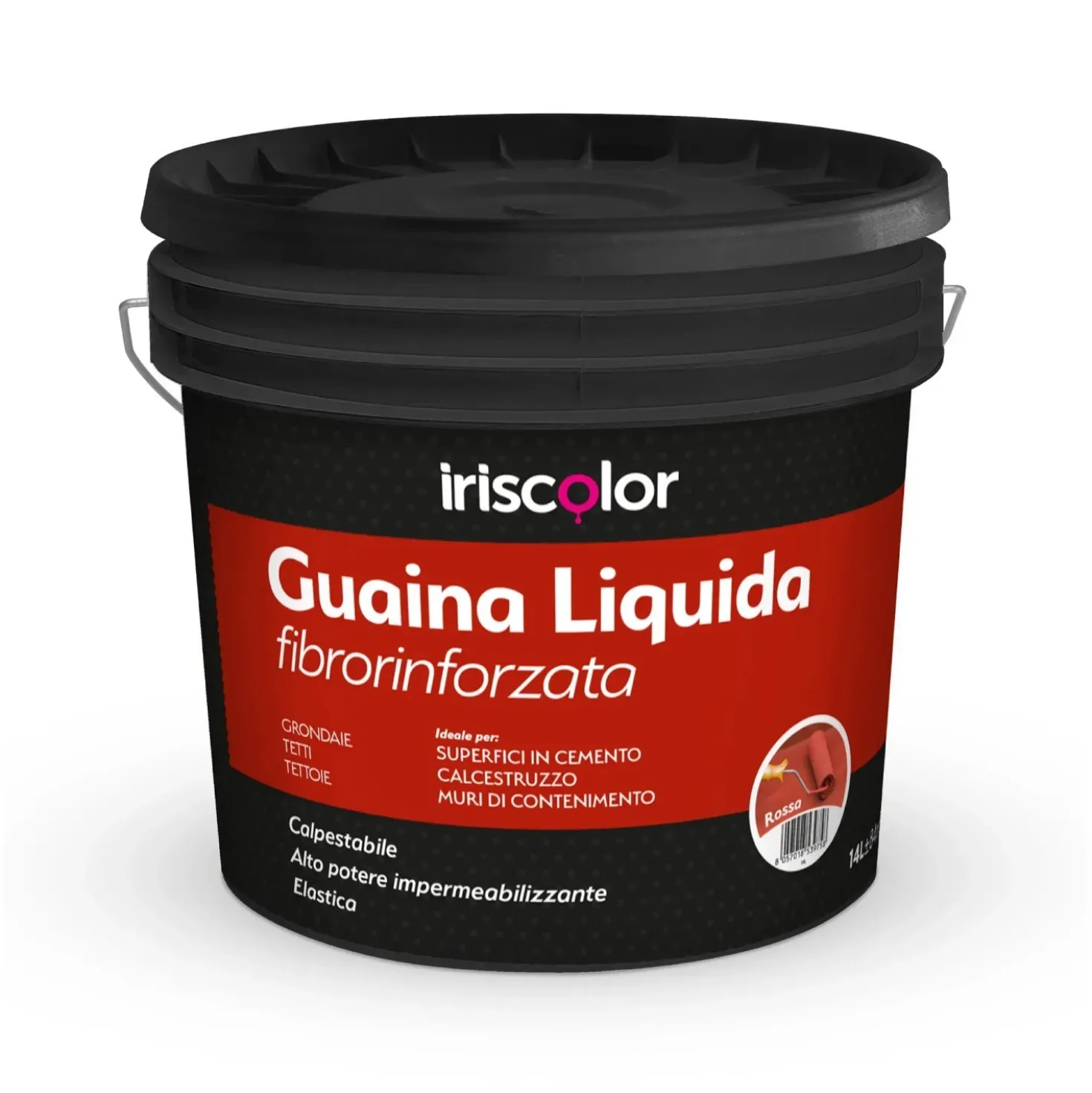 Guaina liquida Iris Color 14 l rosso