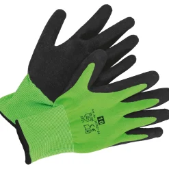 Guanti da giardinaggio con rivestimento lattice verde taglia 8