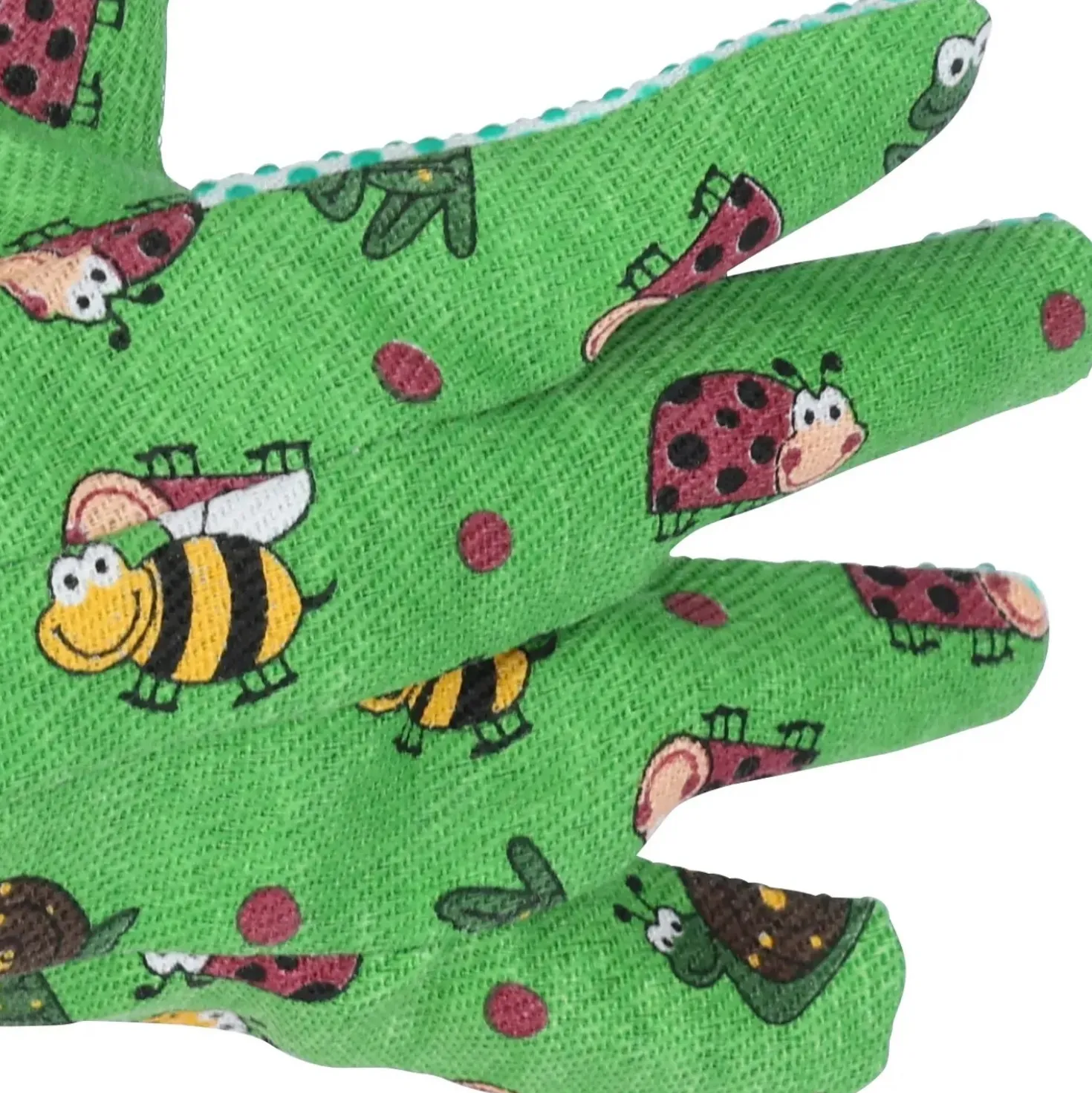 Guanti da lavoro da giardino per bambini LUX-TOOLS Coccinella tg 5