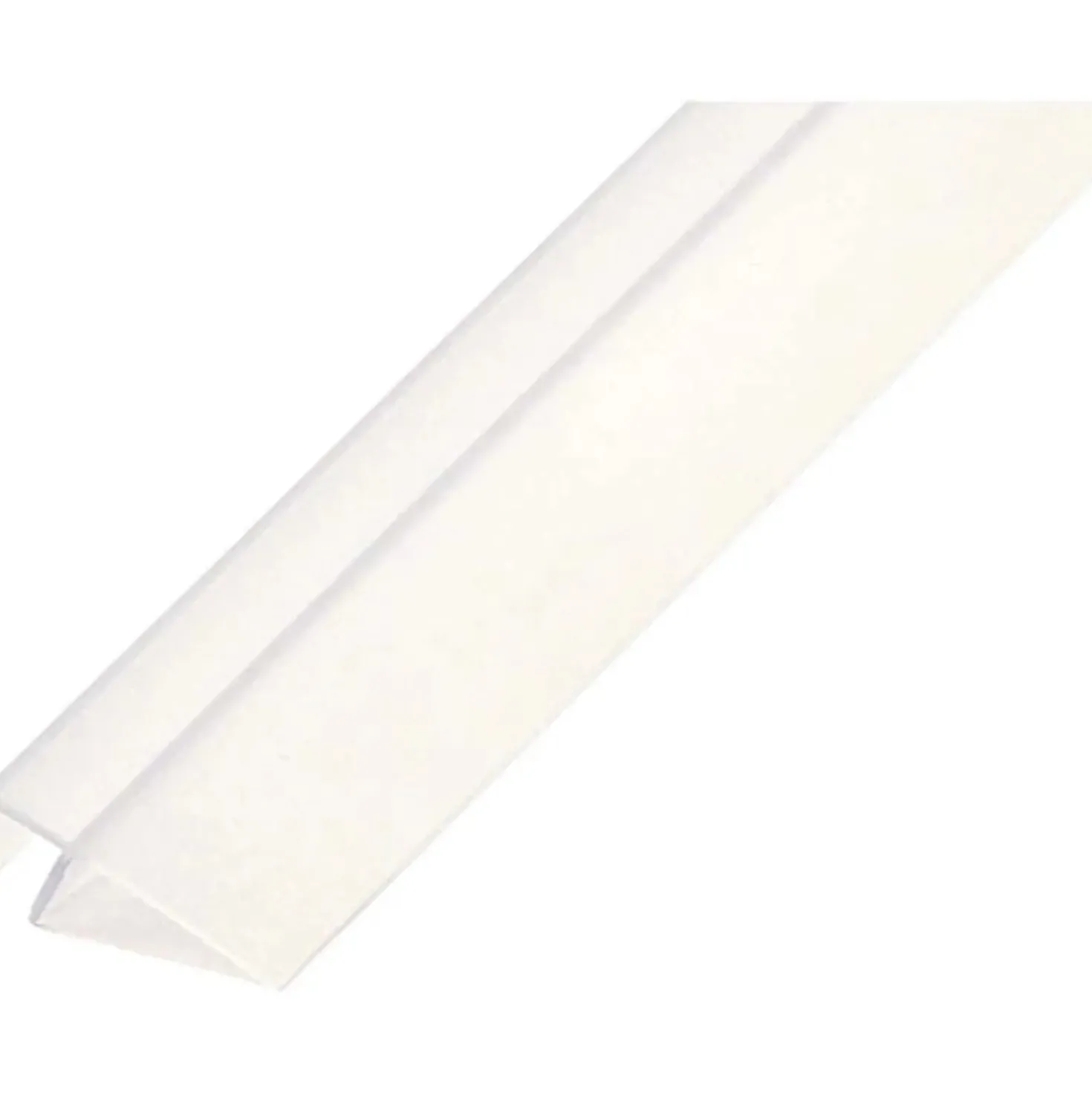 Guarnizione Idrostile per vetro box doccia 5 mm 2 pz bianco