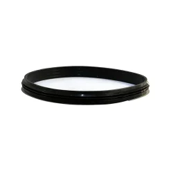 Guarnizione siliconica Ø 80 mm H 12 mm nera 2 pezzi