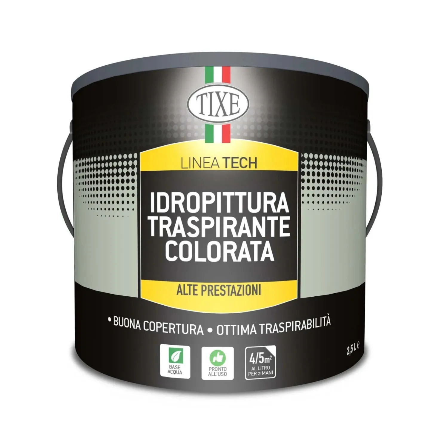 Idropittura colorata Verde 2,5 l