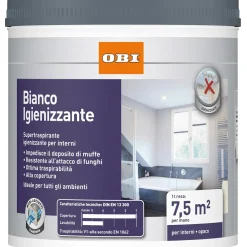 Idropittura igienizzante OBI bianco 1 l