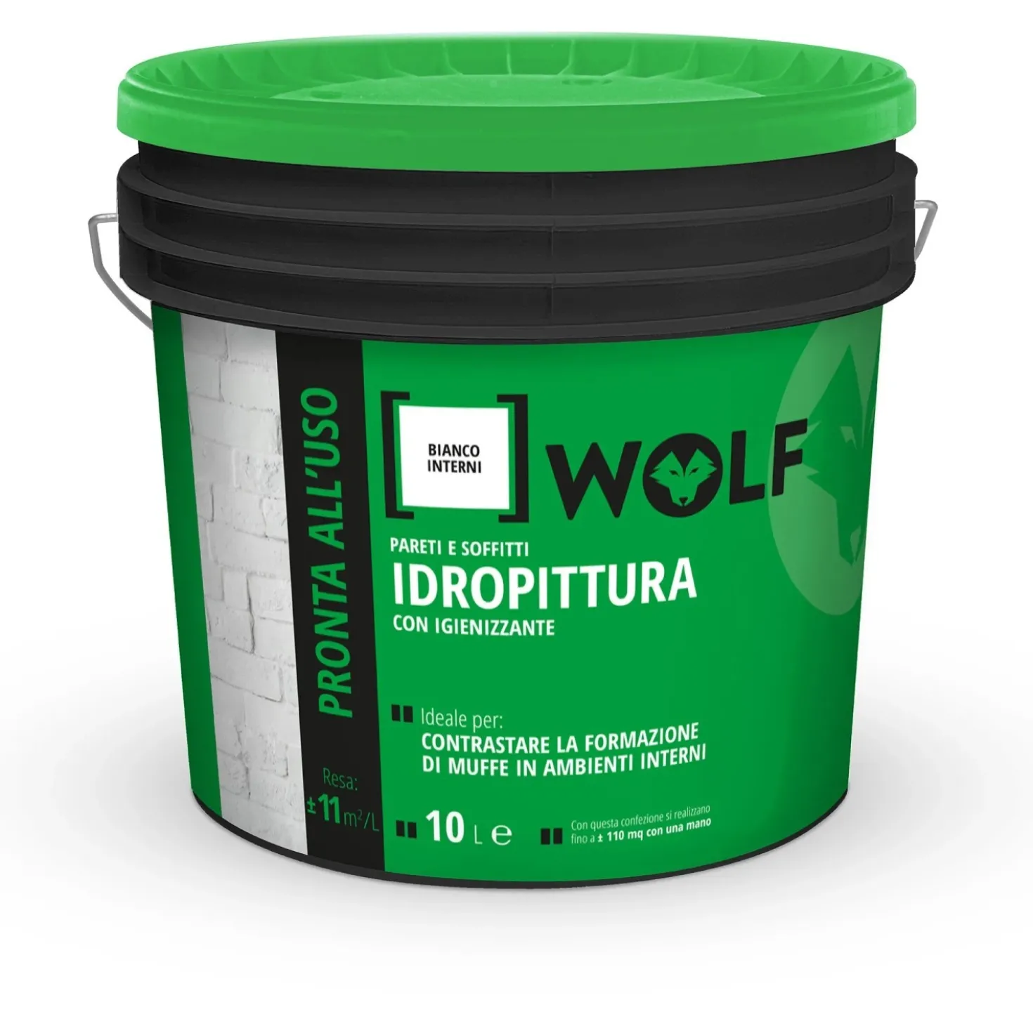 Idropittura igienizzante Wolf bianca 10 l