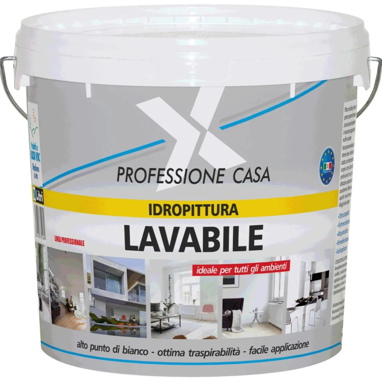 Idropittura lavabile bianco 14 l