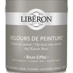 Idropittura lavabile Velours de Peinture Liberon Brun Eiffel 2,5 L