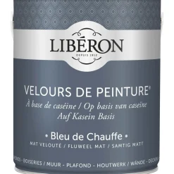 Idropittura lavabile Velours de Peinture Liberon Bleu Chauffe 2,5 L
