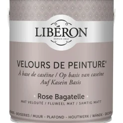 Idropittura lavabile Velours de Peinture Liberon Rose Bagatelle 2,5 L