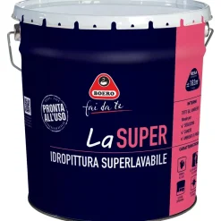 Idropittura superlavabile Boero fai da te LaSUPER bianco 14 l